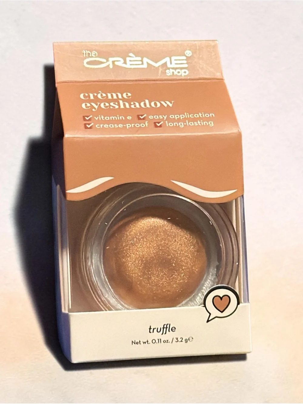 The Crème Shop Creme Eyeshadow in Truffle